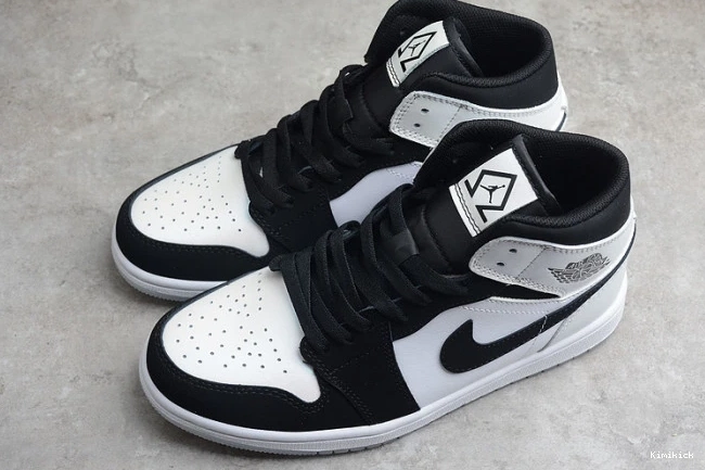 1765 mid white jordan black AllSeason diamond 1 air dh6933- 0619